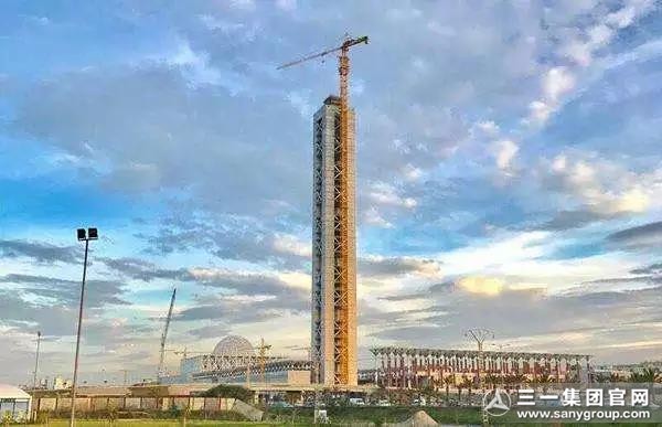 超级工程丨三一设备封顶“非洲第一高楼” 超级工程丨三一设备封顶“非洲第一高楼”
